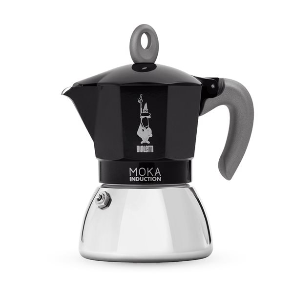 Bialetti Mokatrakter Induksjon, Sort - 4 kopper