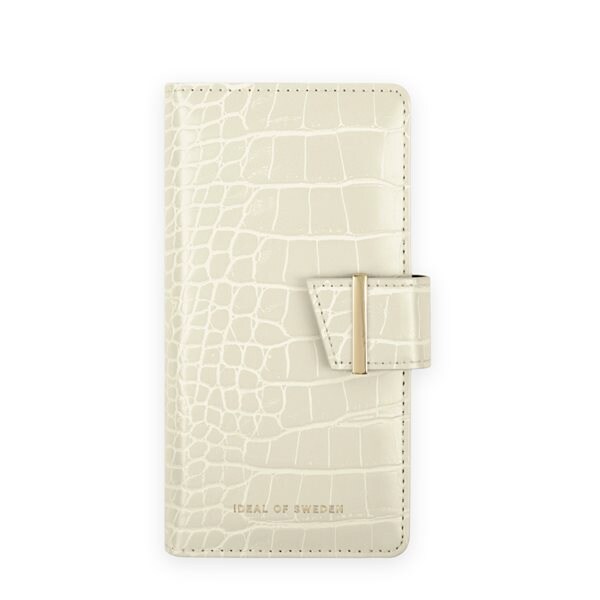 IDEAL OF SWEDEN Cora Lommebokdeksel Beige Croco til iPhone 13 mini