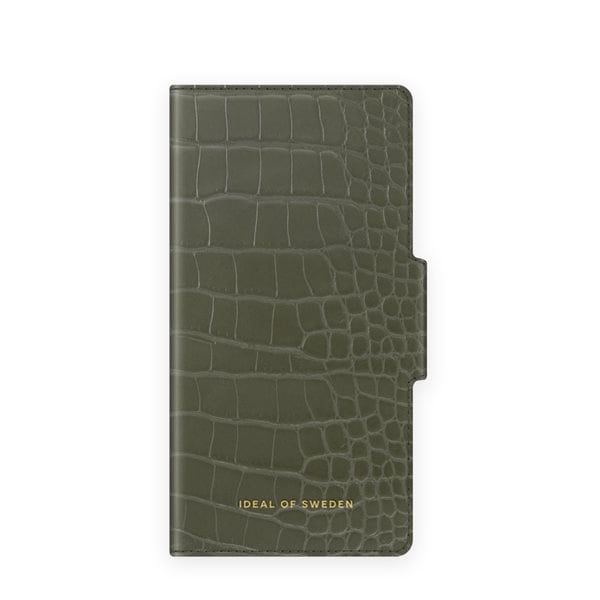 IDEAL OF SWEDEN Lommebokdeksel Khaki Croco til iPhone 12 Pro Max