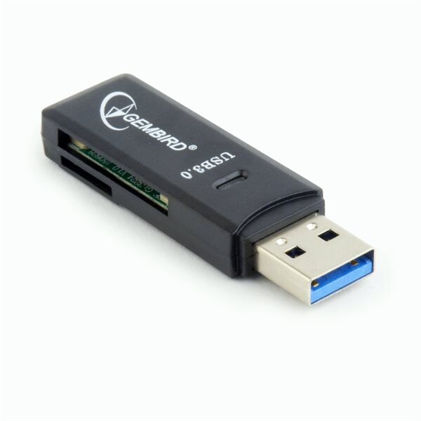 Gembird Minnekortleser SD+MicroSD med USB 3.0