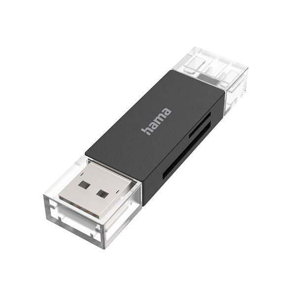 Hama USB Kortleser OTG USB-A USB-C USB 3.2 SD/microSD