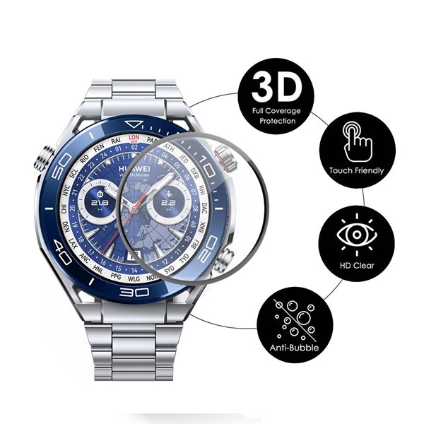 Skjermbeskytter 3D Huawei Watch Ultimate 2-pakning