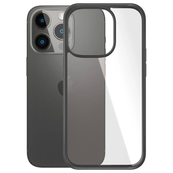 PanzerGlass ClearCase til iPhone 14 Pro - Black Edition