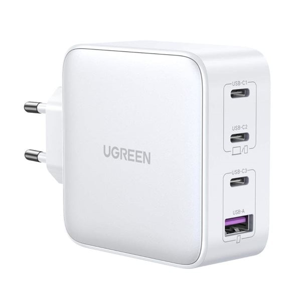 Ugreen CD226 100W GaN USB-lader med 3xUSB-C 1xUSB - Hvit