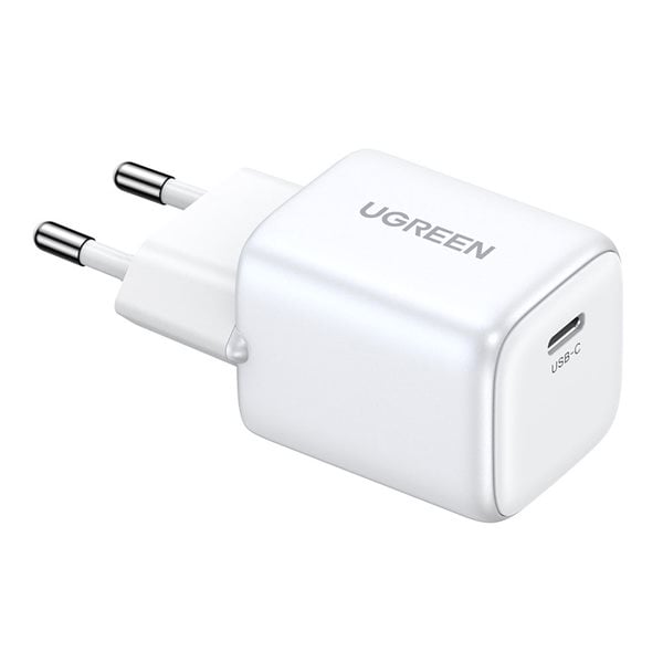 Ugreen Nexode Mini GaN USB-C-lader 30W PD - Hvit