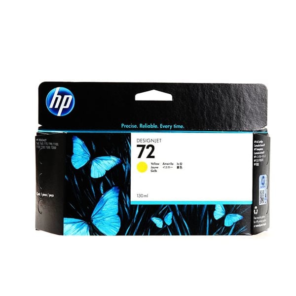 HP 72 Blekkpatron C9373A - Gul