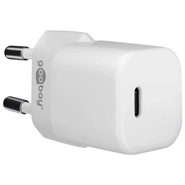 Goobay USB-C-Lader Nano PD GaN PD 30W - Hvit