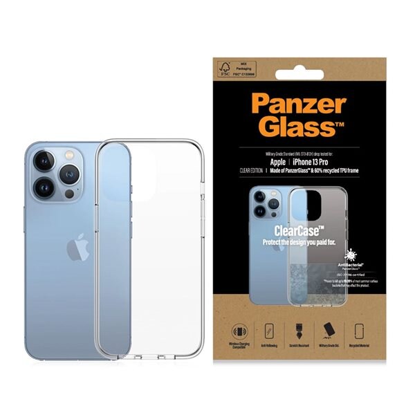 PanzerGlass ClearCase til iPhone 13 Pro Max - Gjennomsiktig