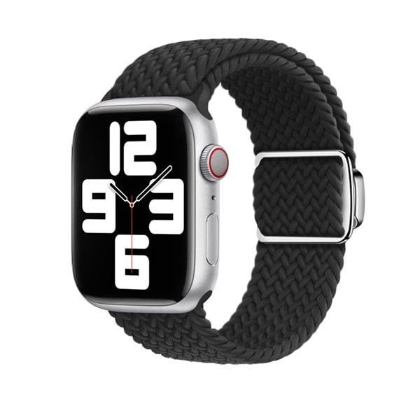 Flettet Armbånd til Apple Watch 8 41mm - Sort