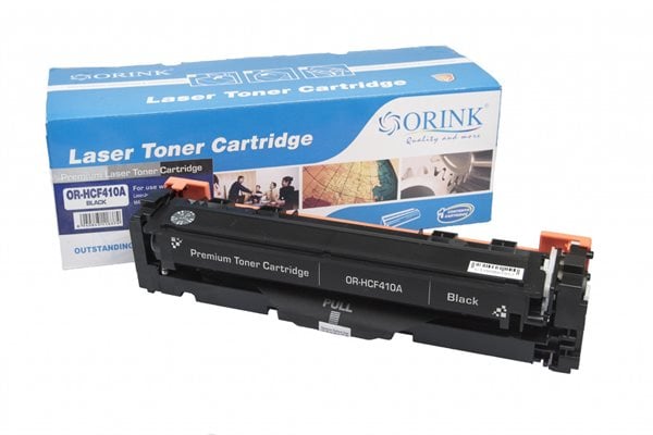 Lasertoner HP 410A CF410A - Sort (Uten Chip)