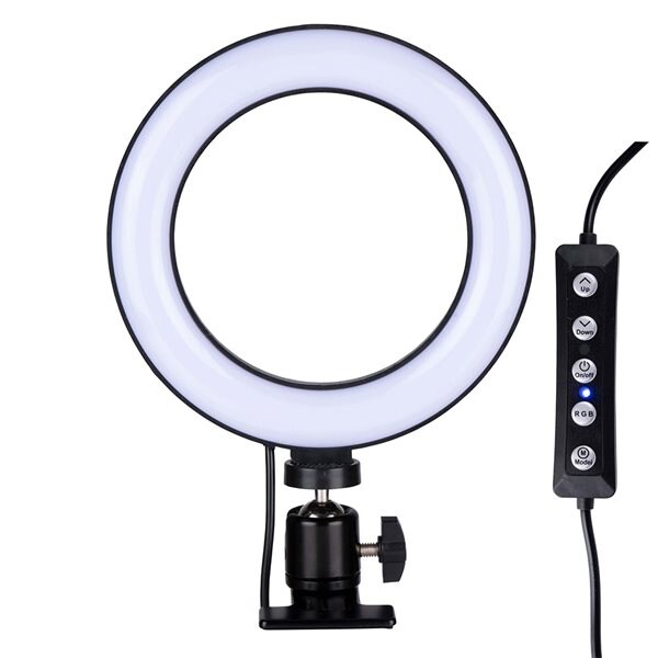 Grundig LED-Ring med in-line fjern og RGB-farger 15,6cm