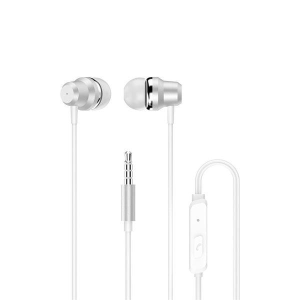 Dudao In-Ear Headset med 3,5 mm plugg - Hvit