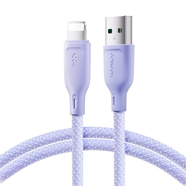 Joyroom Multi-Color USB-kabel - USB til Lightning 3A 1m - Lilla