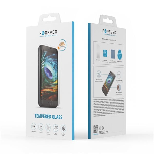 Forever Herdet skjermbeskytter 2.5D til iPhone 15 Pro Max