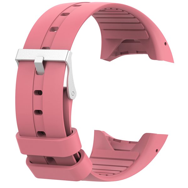 Silikonarmband till Polar M400 / M430 - S 213mm - Rosa