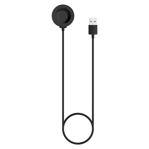 Lader til Honor Watch 4 Pro - USB 1m - Sort