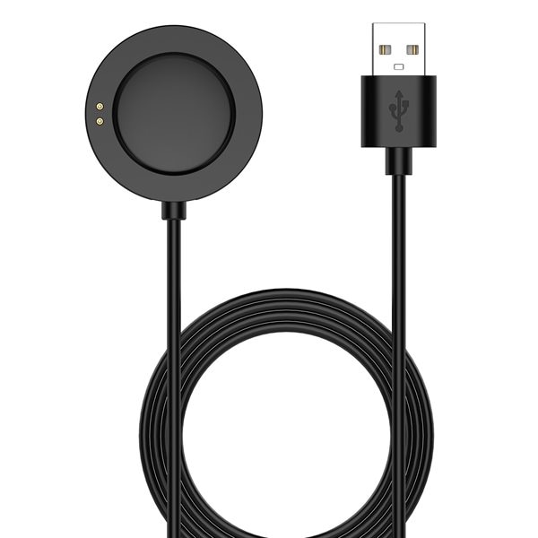 Lader til Xiaomi Watch S3 - USB 1m - Sort