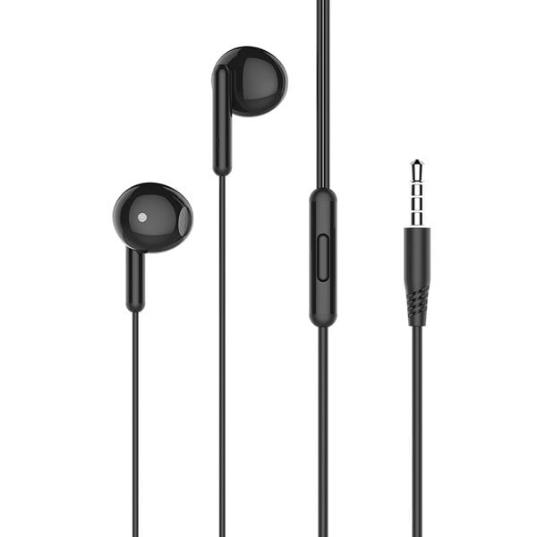 XO In-Ear pods med 3,5 mm kontakt - Sort