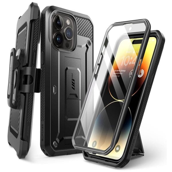 Supcase Unicorn Beetle Pro Beskyttelsesdeksel til iPhone 15 Pro Max- Sort