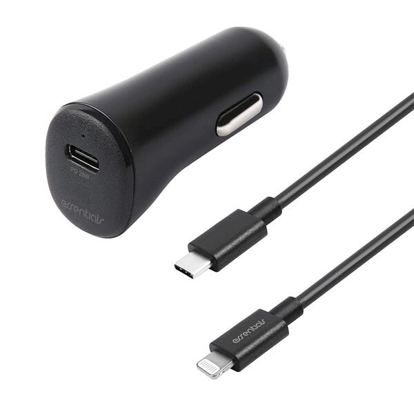 Essentials Billader 20W med USB-C til Lightningkabel