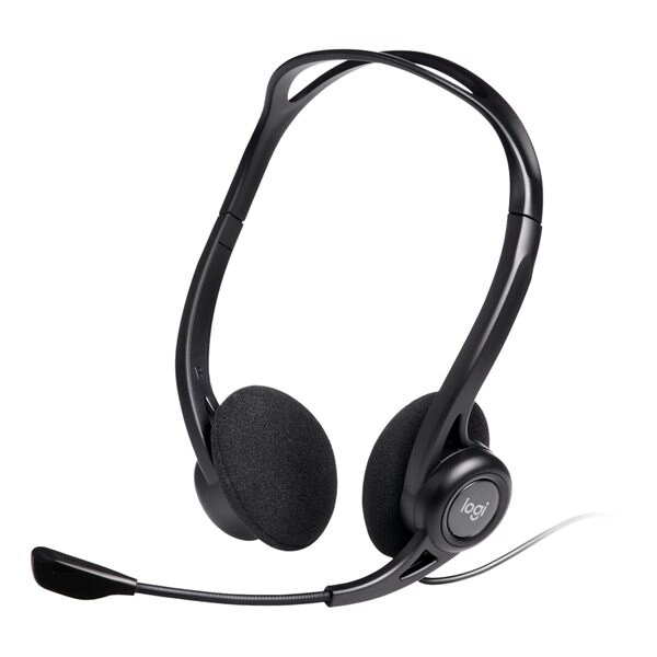 Logitech H960 USB-headset med mikrofon - Sort