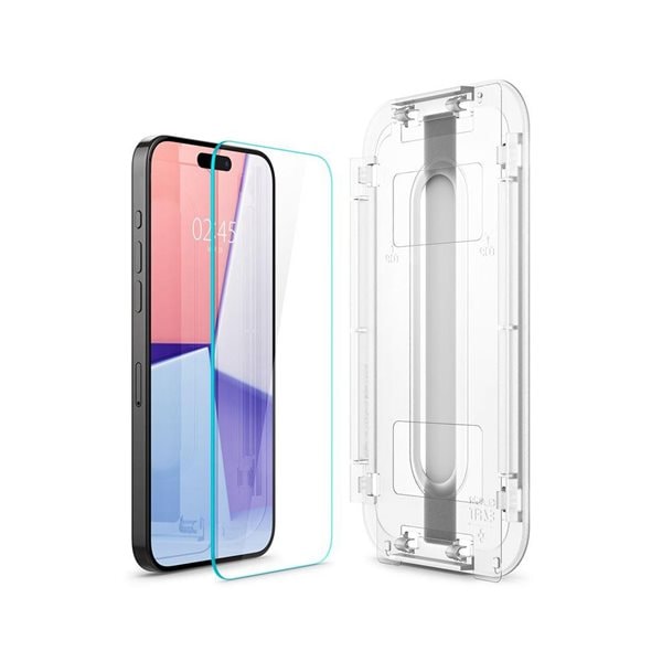 Spigen Glas.TR EZ Fit Tempered Screen Protector for iPhone 15 Pro