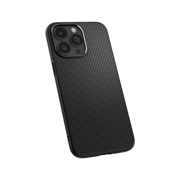 Spigen Liquid Air til iPhone 15 Pro - Matt svart