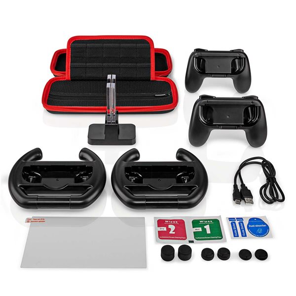 Nedis Gaming Starter Kit til Nintendo Switch (OLED) 13 deler