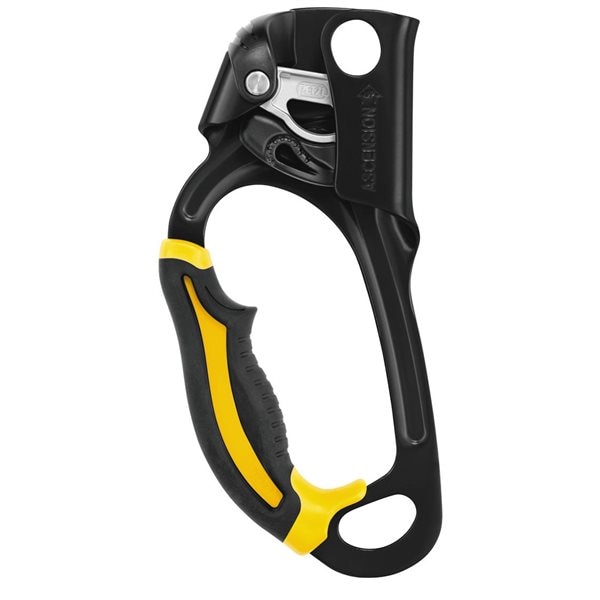 Petzl Ascension B17ALA Ascender for venstre hånd - Svart/Gul