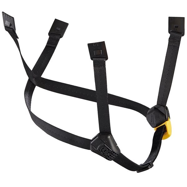 Petzl Dual Hakestropp Extended A010FA02 - Sort/Gul