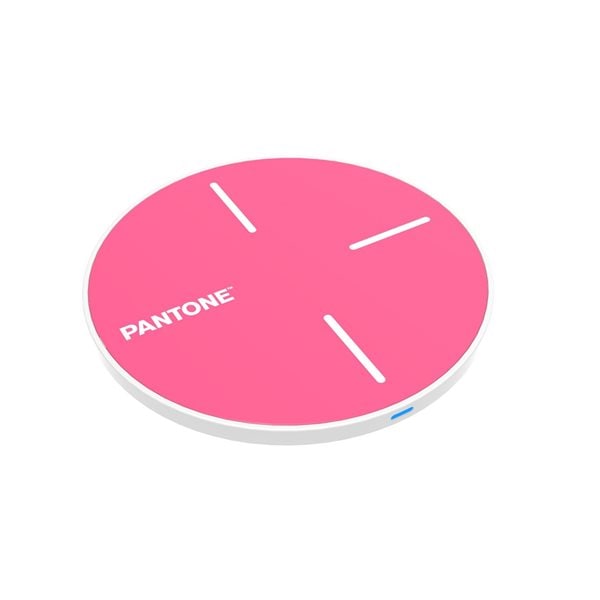 Pantone Trådløs Lader 15W - Rosa 184C