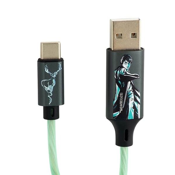 Harry Potter USB-kabel USB til USB-C Light-Up 1,2m