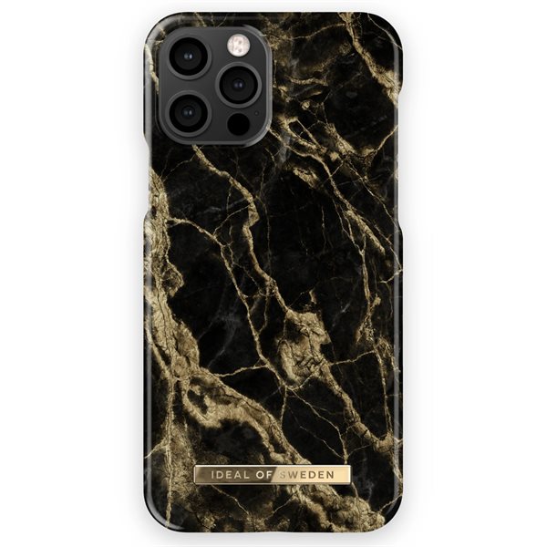 iDeal of Sweden Fashion Case iPhone 12 / 12 Pro - Golden Smoke Marble