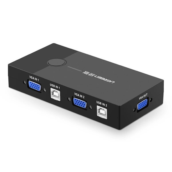 Ugreen VGA KVM Switch med 2xUSB