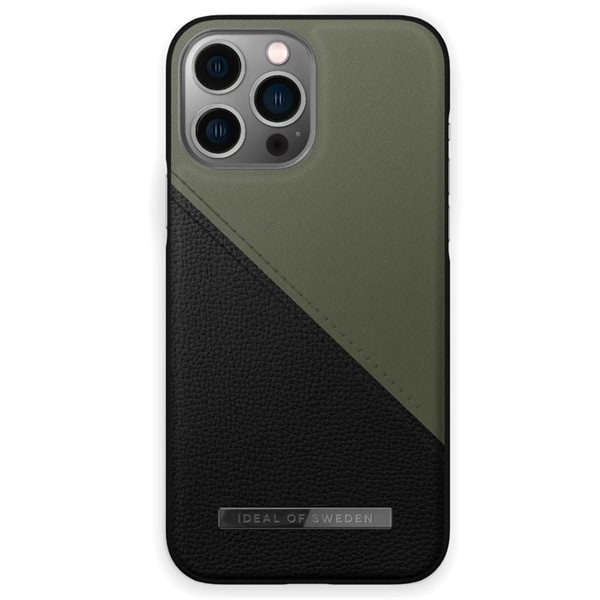 iDeal of Sweden Atelier Case iPhone 13 Pro - Onyx Black Khaki