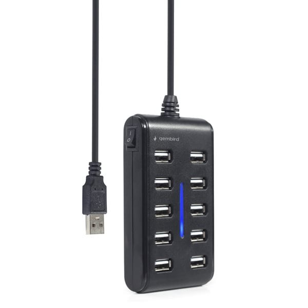 USB-hub med 10 porter