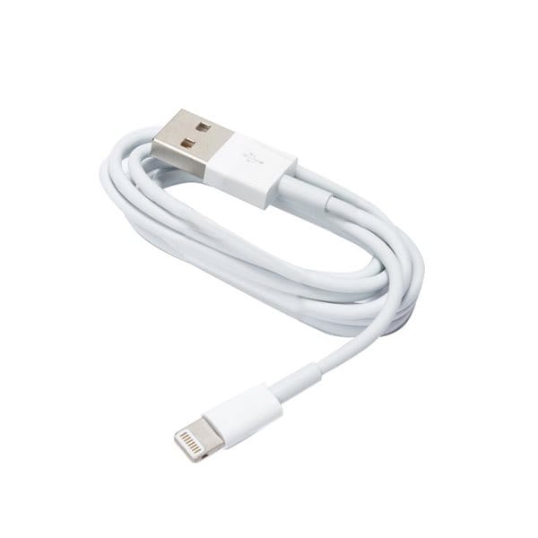 Lightning til USB-kabel 1A 1m - Hvit