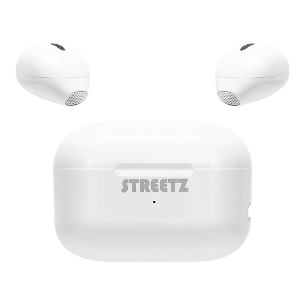 STREETZ Bluetooth Mini Headset med ladedeksel - Hvit