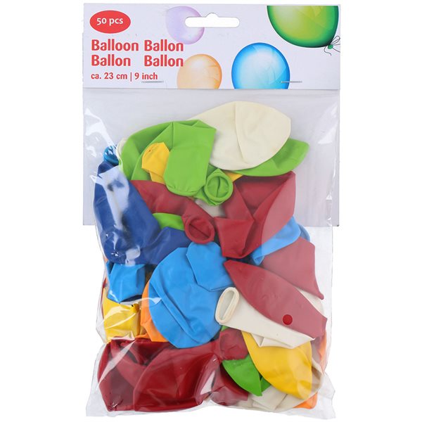 50-pakning ballonger - 23cm