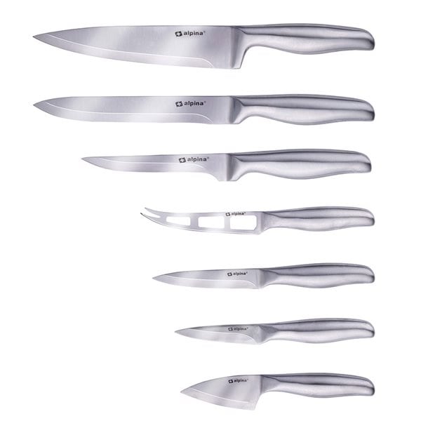 Knivsett med 7 kniver