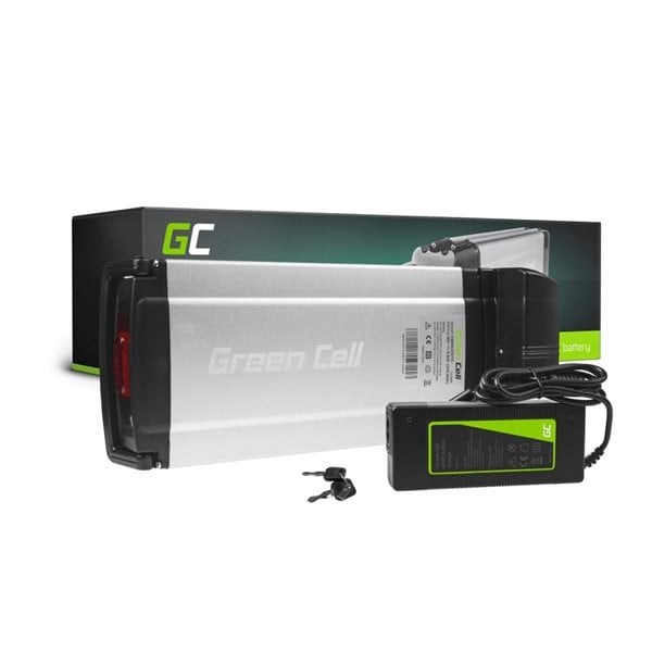 Green Cell elsykkelbatteri 36V 8Ah med lader