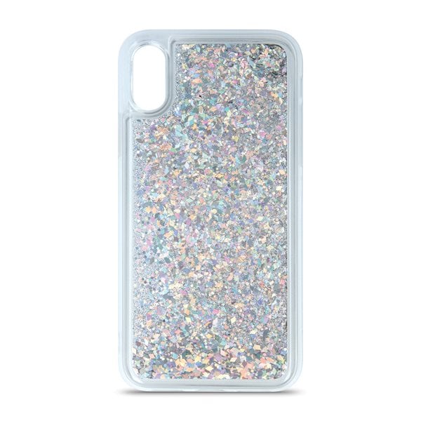 Glitter bakdeksel til Xiaomi Redmi 10c 4G Sølv