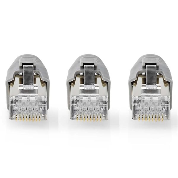 Nedis RJ45-kontakt med gjennomgang CAT7, FTP - 10-pakke