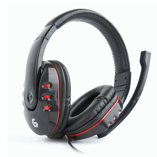 Gembird Gaming-headset GHS-402 - Sort/Rødt