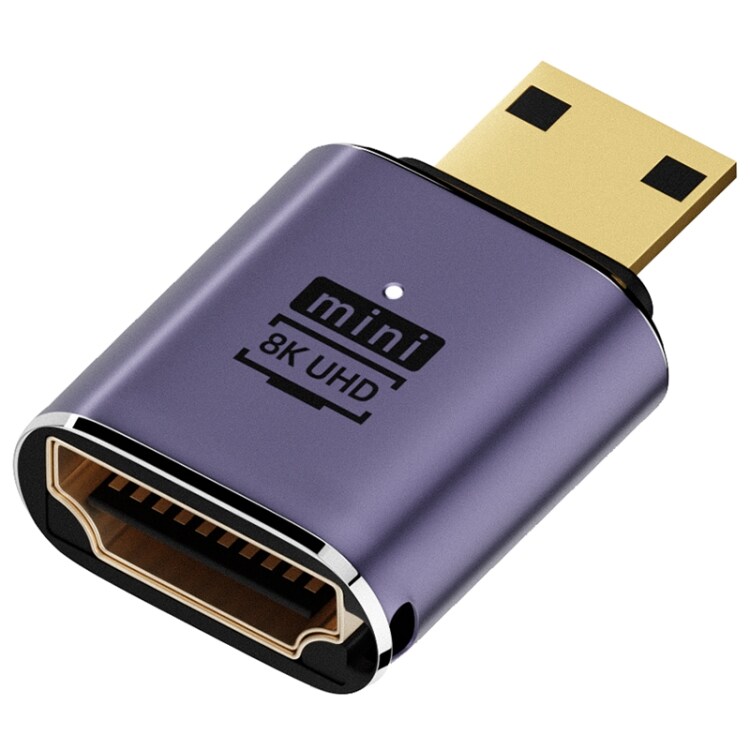 8K HDMI 2.1 HDMI hunn til Mini HDMI hann