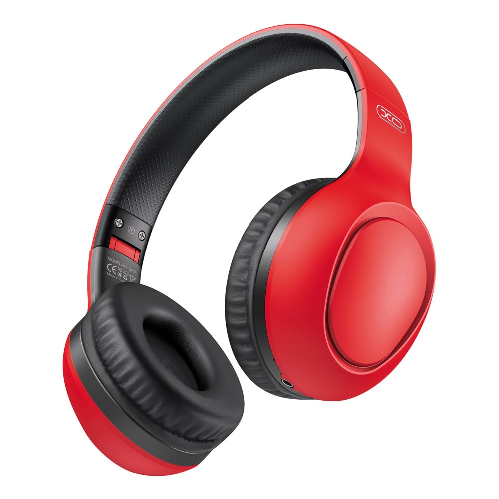 XO Over-ear Bluetooth Headset BE35 - Rød/Sort - Kjøp på