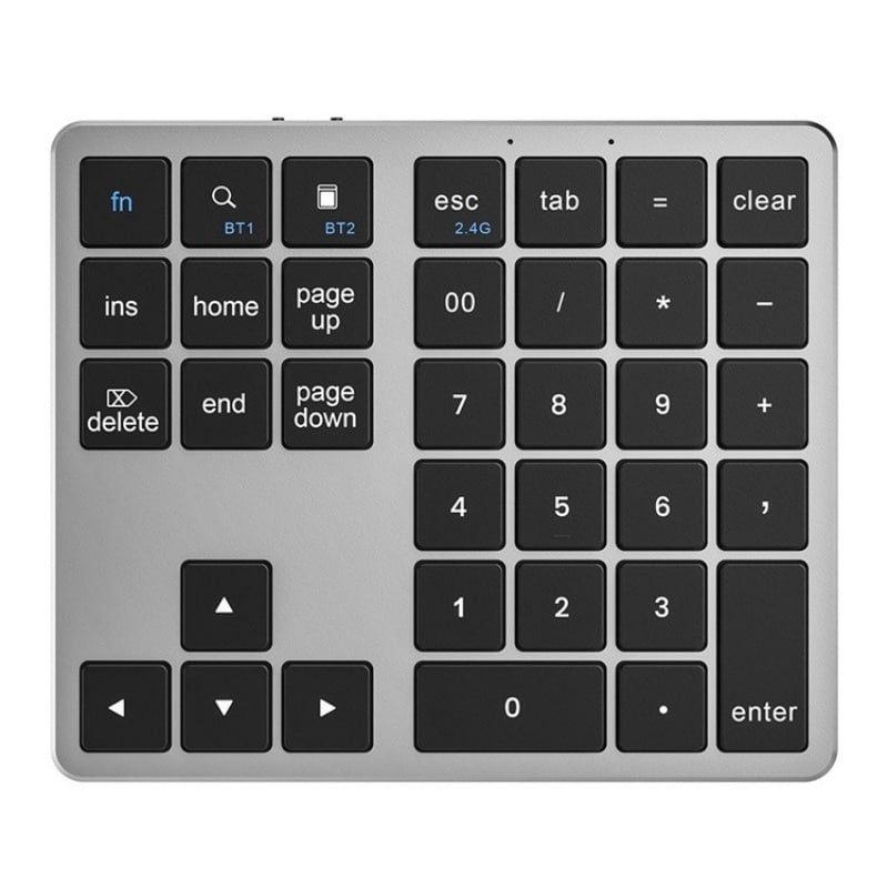 34-tasters numerisk Bluetooth-tastatur med lang batterilevetid