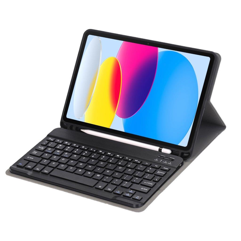 Tastaturveske med stativ for iPad 10-Gen 10.9 2022 - Svart