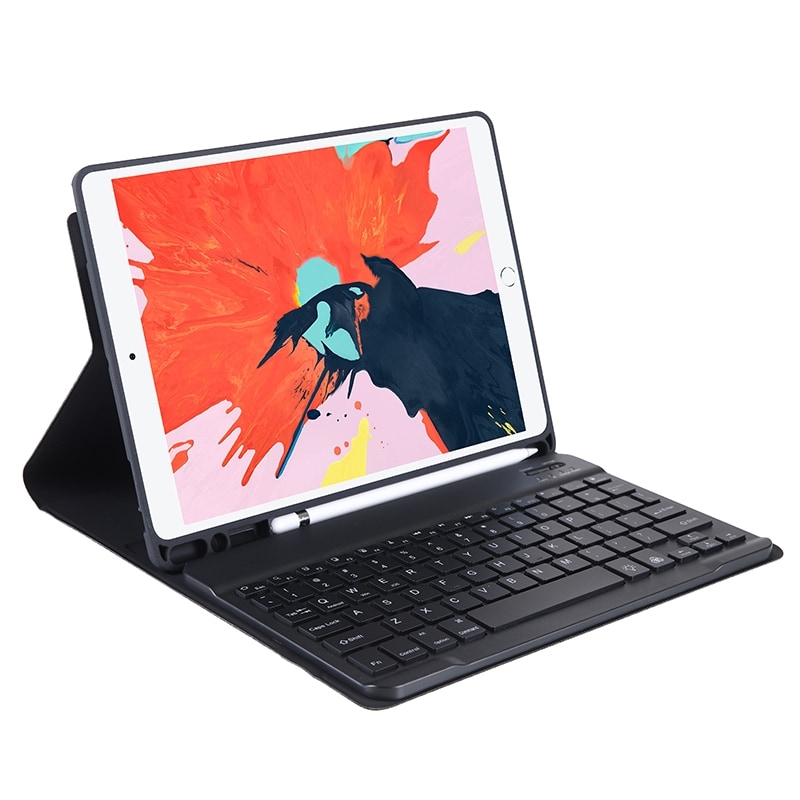 Tastaturveske med stativ for iPad Air / Pro 10.5 (2019) - Svart