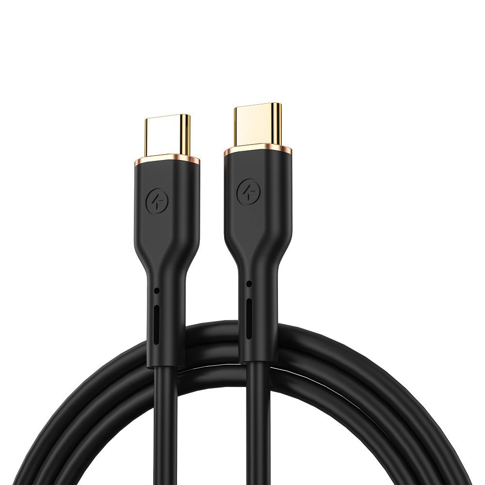WIWU USB-C-kabel 100W USB-C til USB-C 1,2 m - svart